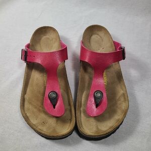 Birkenstock Gizeh Graceful Raspberry Sandal size 36